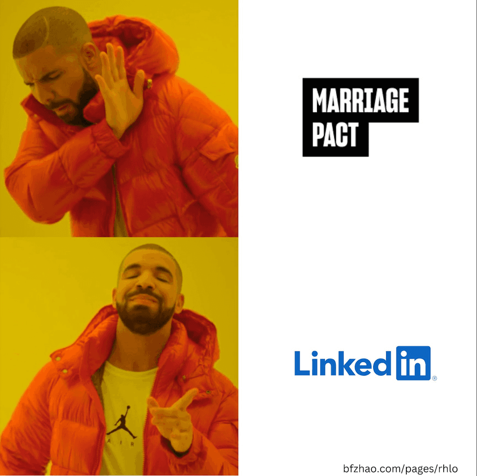 Marriage Pact? No! LinkedIn!